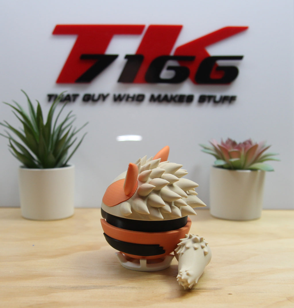 Arcanine Pokeball - 3d Printed
