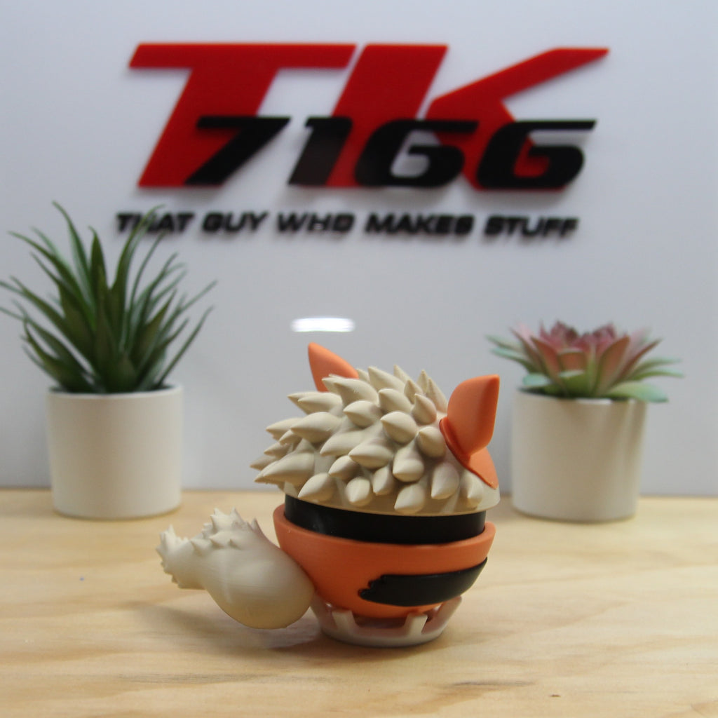 Arcanine Pokeball - 3d Printed