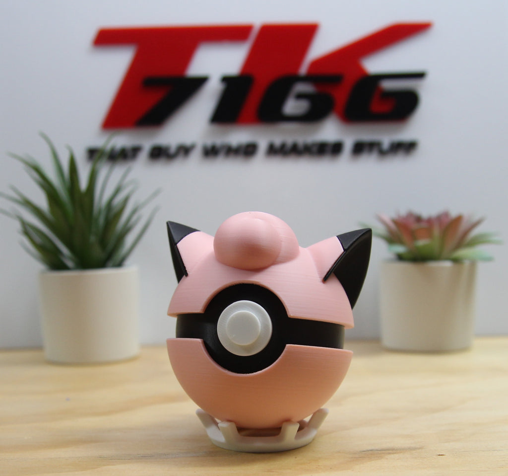 Clefairy Pokeball - 3d Printed