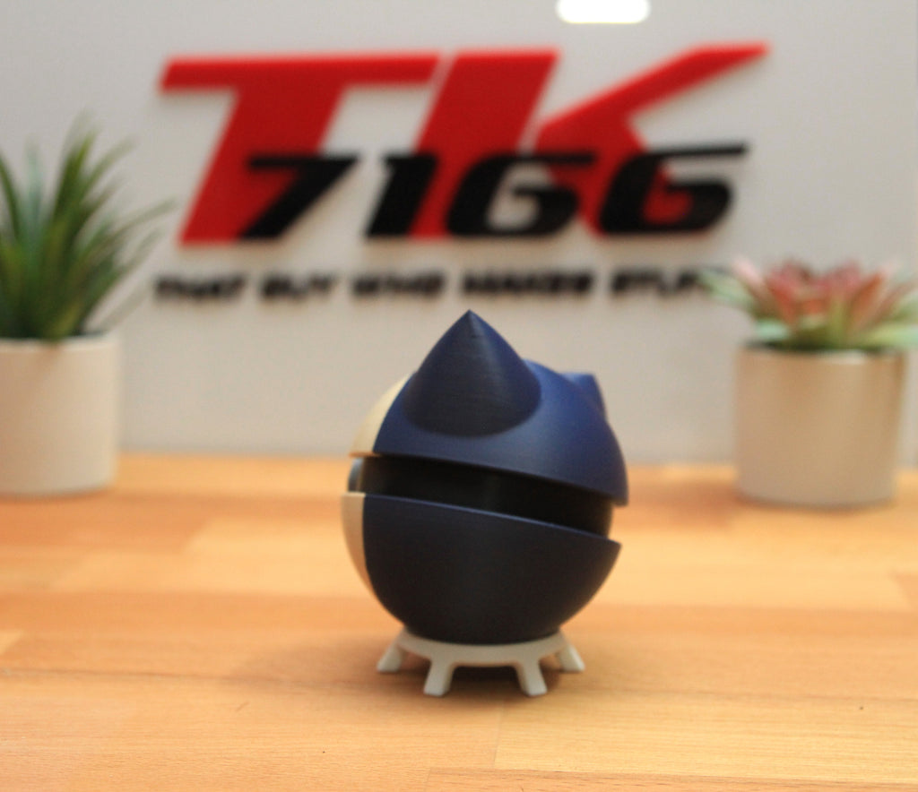 Snorlax Pokeball - 3d Printed