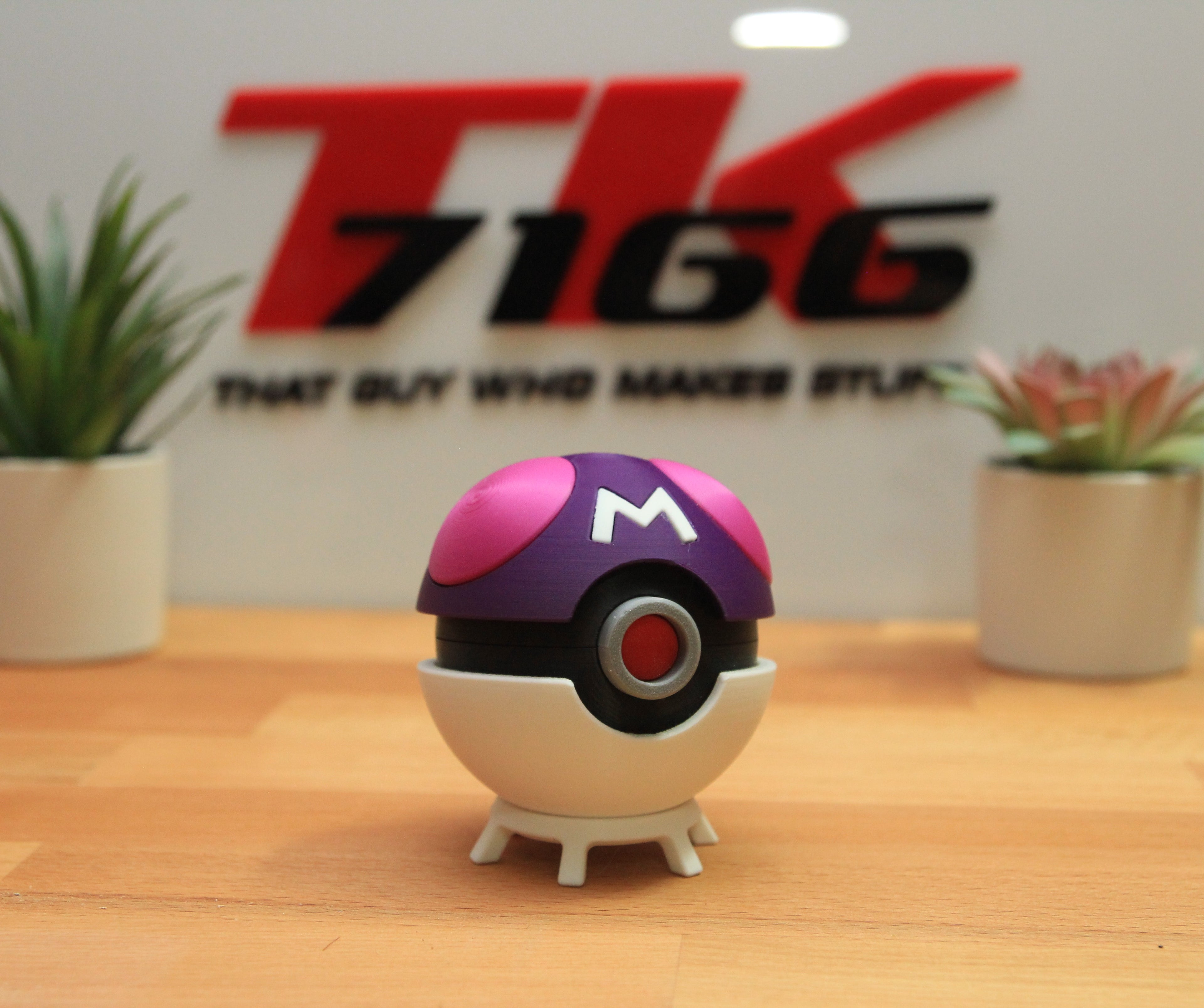 Masterball Pokeball - 3d Printed