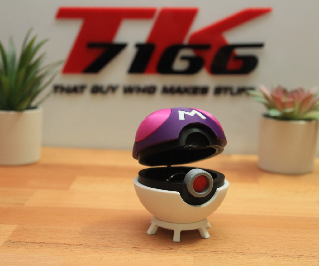 Masterball Pokeball - 3d Printed