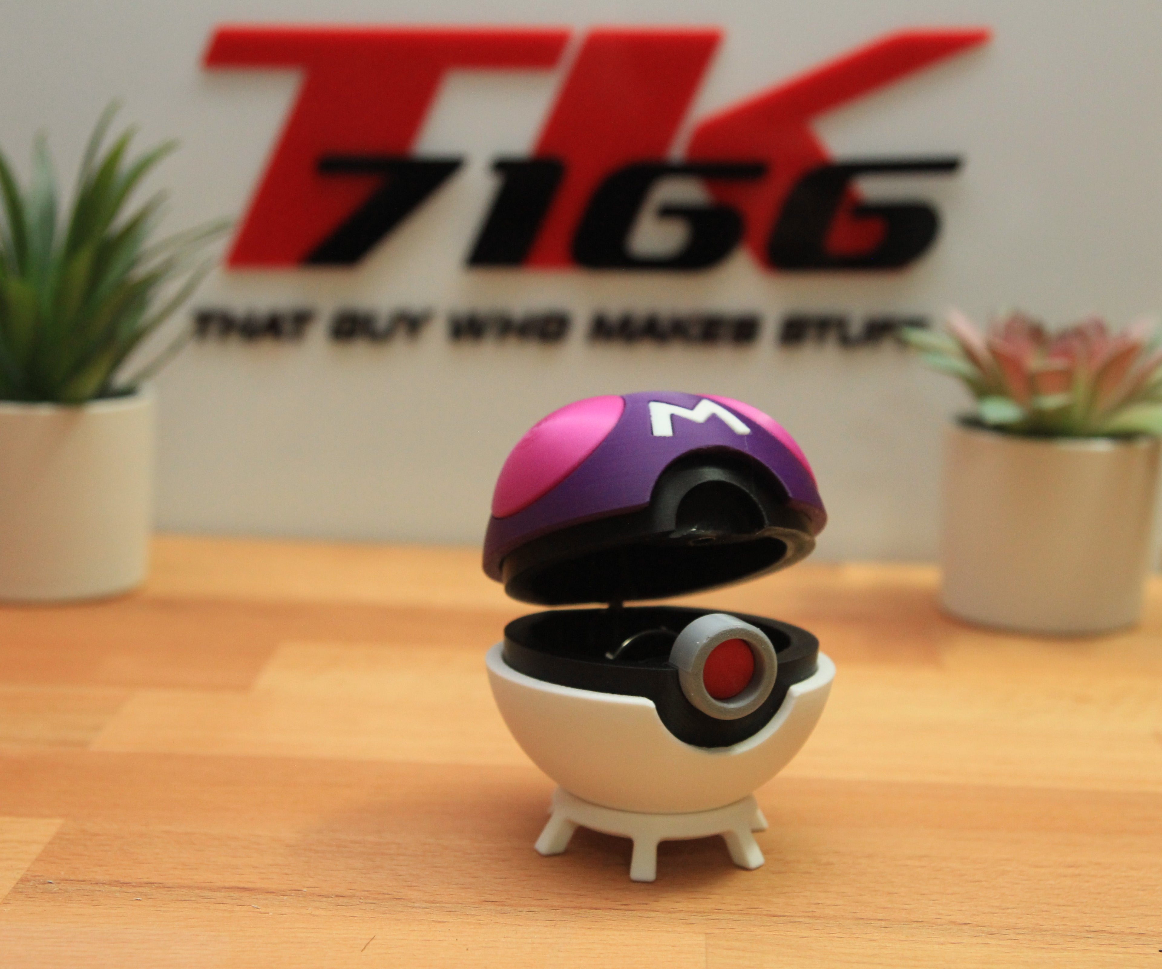 Masterball Pokeball - 3d Printed
