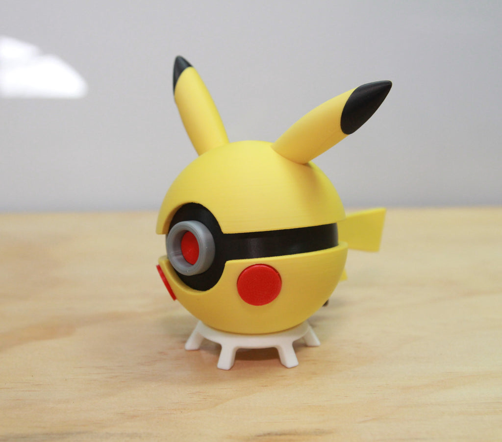 Pikachu Pokeball - 3d Printed